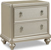 Diva Bedside 2-Drawer Nightstand, 30