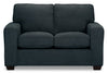 Fiona Chenille Loveseat - Navy