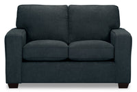 Fiona Chenille Loveseat - Navy 