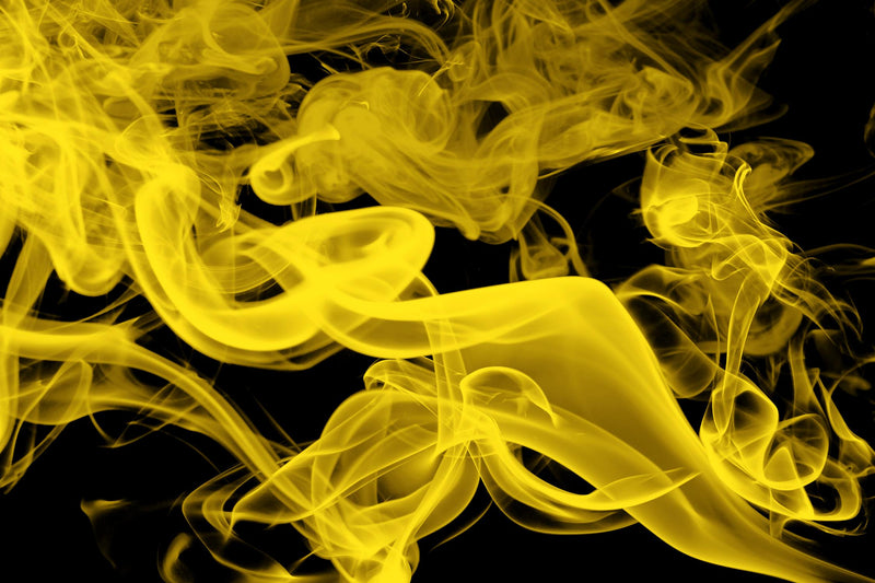 \"Yellow Smoke\" Giant Art 84x54 Wall Art
