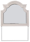 Grace Bedroom Dresser Mirror - Antique White