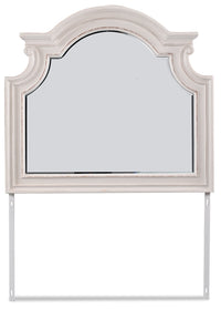 Grace Bedroom Dresser Mirror - Antique White 