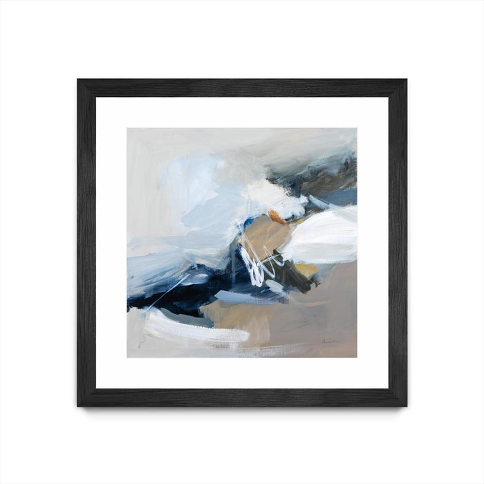 \"Surfacing\" Matted and Framed Black 36x36 Wall Art