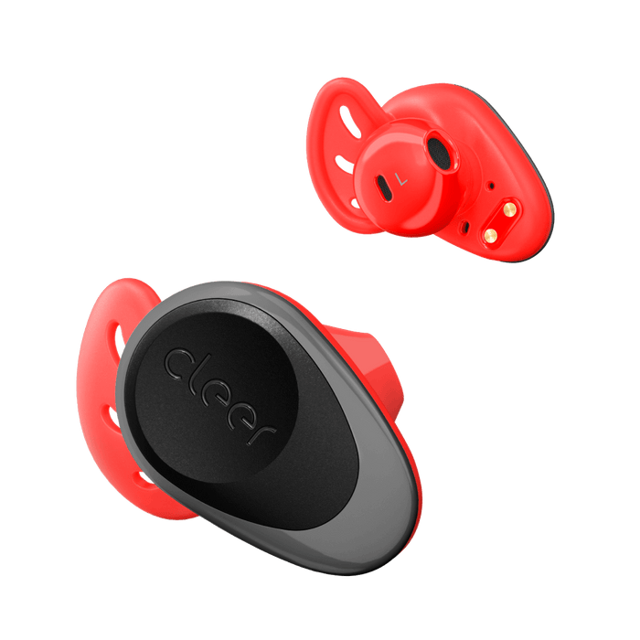 Cleer Audio GOAL Wireless Earbuds - Red