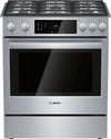 Bosch 4.8 Cu. Ft. 800 Series Slide-In Gas Range - HGI8056UC