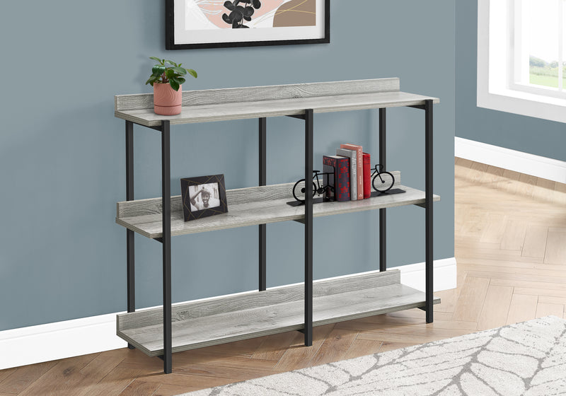 Grey and Black Console Table