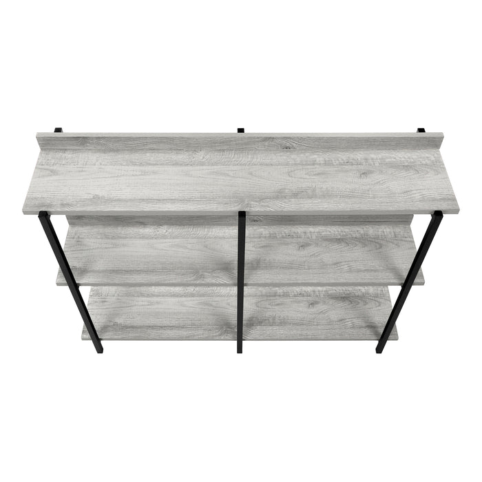 Grey and Black Console Table