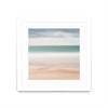 \"Beach, Sea, Sky\" Matted and Framed White 30x30 Wall Art