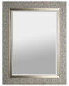Designer Silver Beveled Mirror - 27\" x 35\"