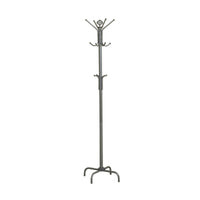 Silver Metal Coat Rack