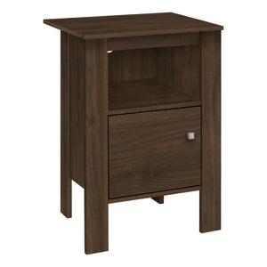 Dark Walnut Side Table Nightstand