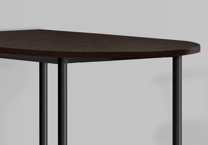 Espresso Black Metal Spacesaver Home Bar
