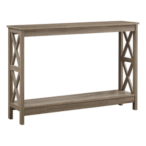 Dark Taupe Hall Console Accent Table