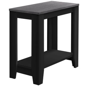 Black, Grey Top Accent Table