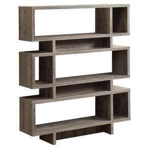 Dark Taupe Modern Style Bookcase