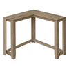 Dark Taupe Corner Console Accent Table