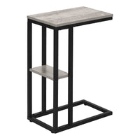 Grey black Metal Side Table