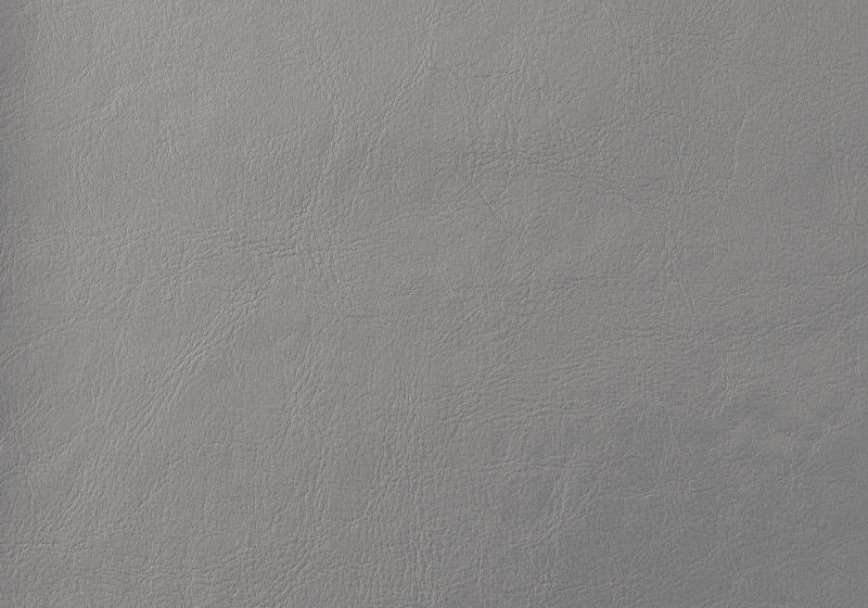 Grey Leather-look Bedroom Nightstand