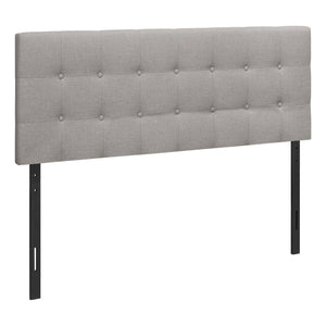 Queen Size Grey Linen-look Headboard