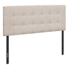 Full Size Beige Linen-look Headboard