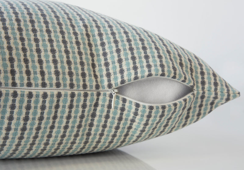 Light Blue Grey Abstract Dot 2pcs Pillow