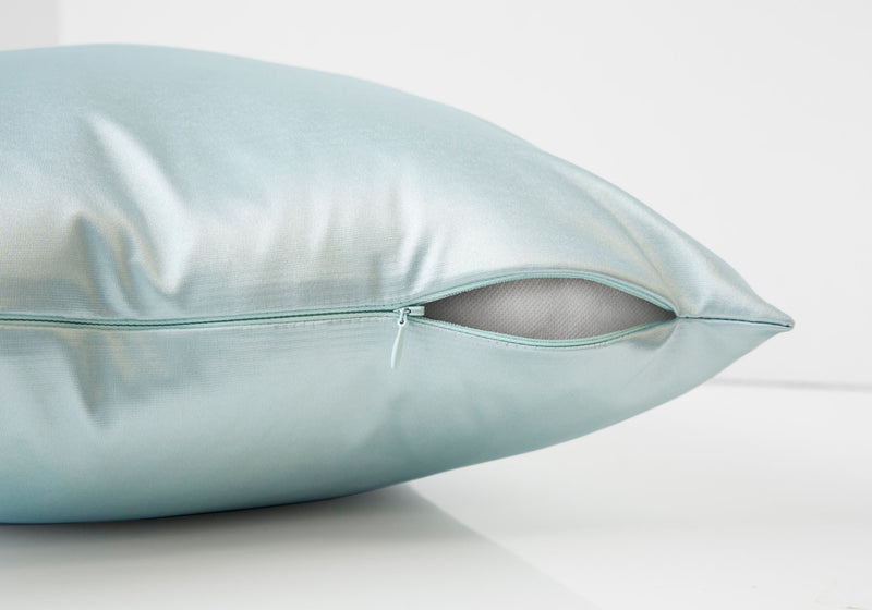 Mint Satin 2pcs Pillow