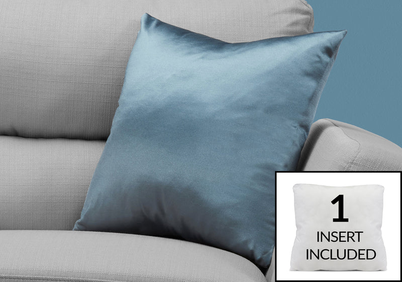 Pale Blue Satin 1pc Pillow
