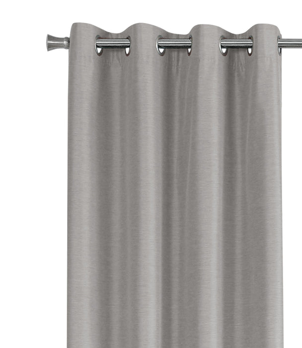 Silver Solid Blackout 2-Piece Curtain Panel - 52\" x 84\"
