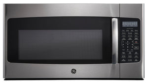 GE 1.8 Cu. Ft. Over-the-Range Microwave with Programmable Defrost and 400 CFM - Stainless - JVM2185SMSS