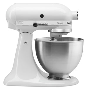 KitchenAid Classic Series 4.5-Quart Tilt-Head Stand Mixer - K45SSWH