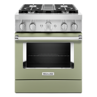 KitchenAid 5.1 Cu. Ft. Smart Gas Range with Self-Clean - Scorched Orange - KFGC506JSC