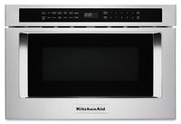 KitchenAid 1.2 Cu. Ft. Built-In Microwave with 950 Watts Cooking - Stainless Steel - KMBD104GSS 