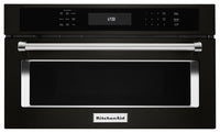 KitchenAid 1.4 Cu. Ft. Built-In Microwave with 900 Watts Cooking - Black Stainless Steel with PrintS… 