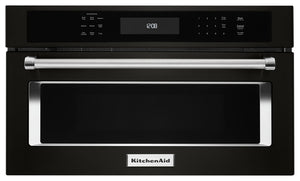 KitchenAid 1.4 Cu. Ft. Built-In Microwave with 900 Watts Cooking - Black Stainless Steel with PrintShield™ Finish - KMBP100EBS