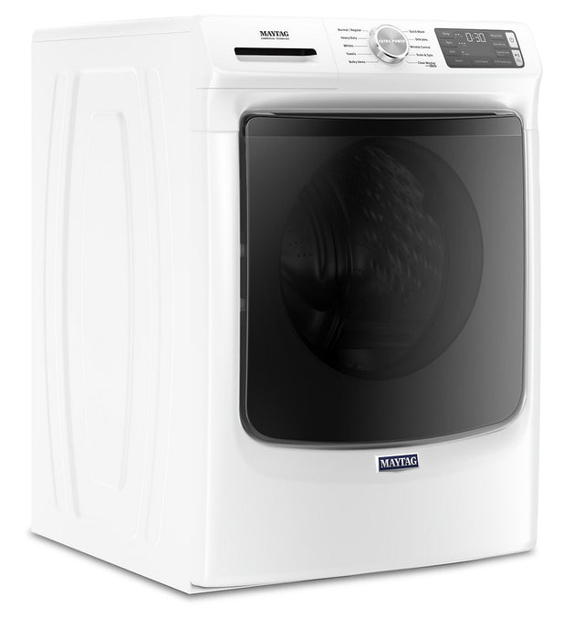 Maytag Front-Load 5.2 Cu. Ft. Washer with Extra Power and 7.3 Cu. Ft. Gas Dryer – White
