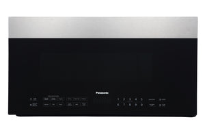 Panasonic 1.9 Cu. Ft. Over-the-Range Microwave with Frameless Smoked Glass Design and Powerful Exhaust Fan - Stainless Steel - NNSG158S