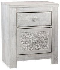 Nola Bedroom 2-Drawer Nightstand with USB Ports, 25.75