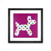 \"Dottie\" Matted and Framed Black 36x36 Wall Art