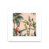\"Tropicano Ii\" Matted and Framed White 30x30 Wall Art