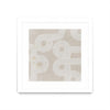 \"Fluxus I\" Matted and Framed White 36x36 Wall Art