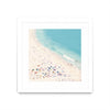 \"Beach Love\" Matted and Framed White 36x36 Wall Art
