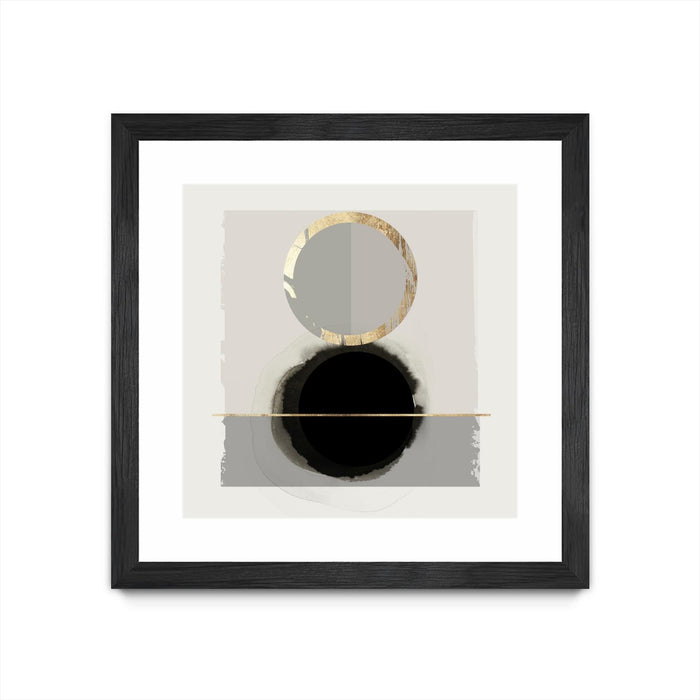 \"Dream Life Inspired I\" Matted and Framed Black 36x36 Wall Art