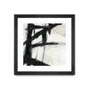 \"Construction Ii\" Matted and Framed Black 36x36 Wall Art
