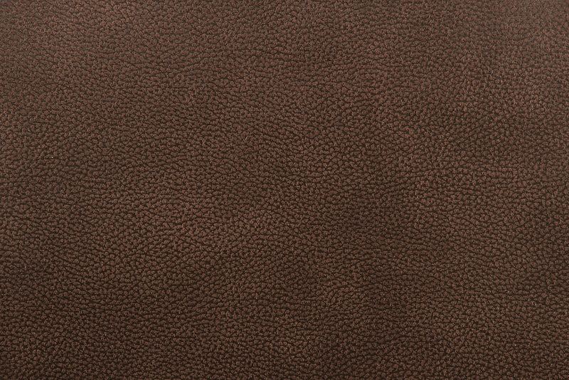 Ross 72.5\" Faux Suede Fabric Power Reclining Loveseat with Power Headrests and Storage Console - Chocolate Brown