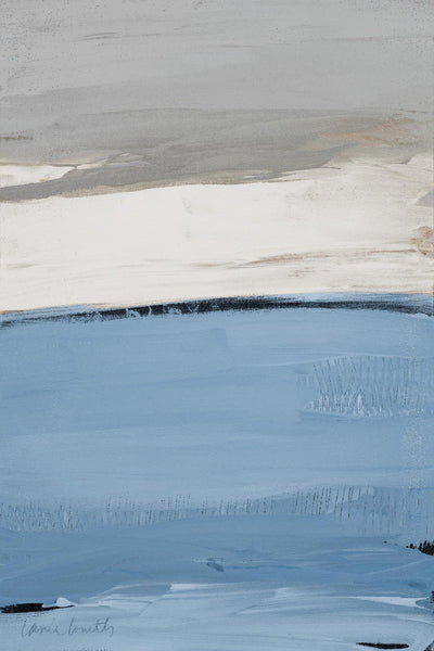 "Blue Flatlands I" Giant Art 72x48 Wall Art