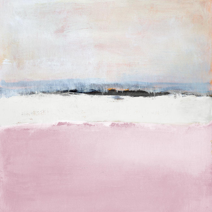\"Pink Sea Abstract\" Giant Art 72x72 Wall Art