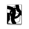 \"Blackthoroughfares Ii\" Canvas Framed Black 24x32 Wall Art