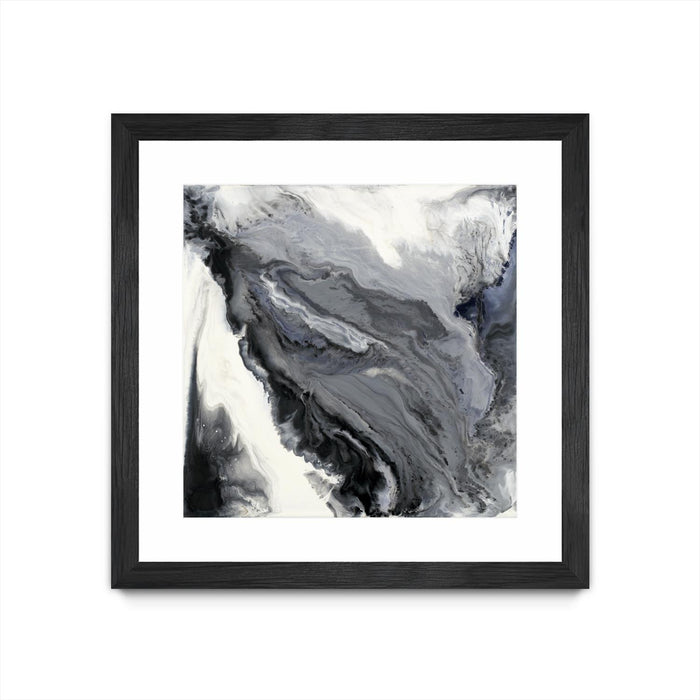 \"Approaching\" Matted and Framed Black 36x36 Wall Art