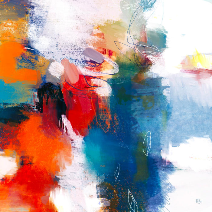 \"It's A Party Ii\" Giant Art 72x72 Wall Art