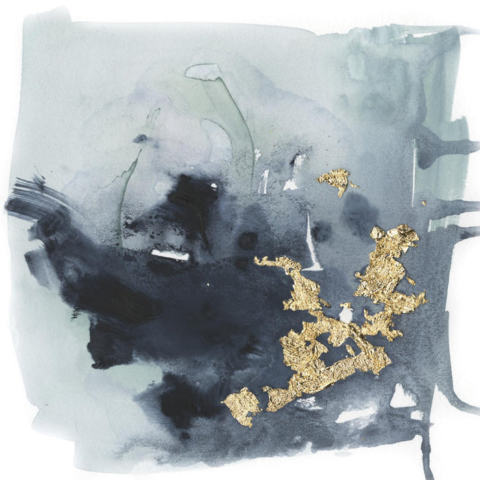 \"Cerulean & Gold I\" Giant Art 72x72 Wall Art